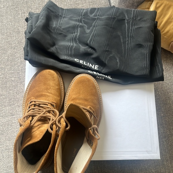 CELINE Paris Lace- up Boots - Picture 9 of 10